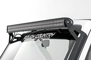 LED Light Bar - Rough Country - 50 Inch Dual Row - Black